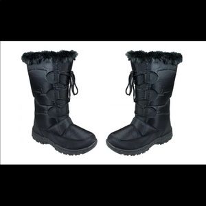 WomenWinterLaceBootsFauxFur Size10